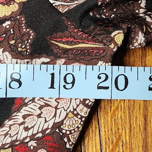 Nasty Gal Collection Faux Wrap Midi Dress Bird Floral Boho US 8 - Picture 4 of 12